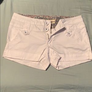 White Dress Shorts